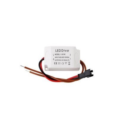 3W dæmpbar driver - 230V input, 6-10V, 300mA