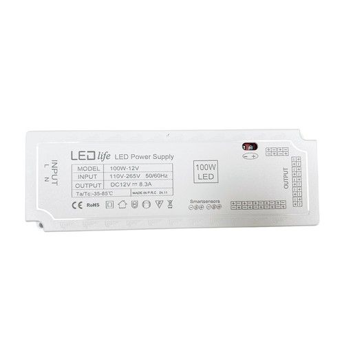 LEDlife møbelspot strømforsyning 100W - Til Sono og Reco møbelspot, maks. 12 spot