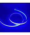 5m 8W/m AnyCut Neon Flex 10x10 Blå LED strip - 12V DC, Ingen klippeafstand