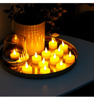 LED Candle as Picture Tea light 12pcs/set 33