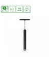 System Shift CCT- Hangit Nedhængt Skinne Lys 12W - 40x297 (900mm Kabel), 25° Sort CCT Switch