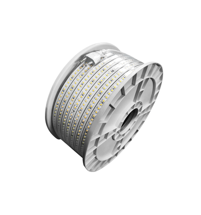 50m Arbejdslys 230V LED strip - IP65, 180 LED/m, 14,5W/m, 1450 lm/m