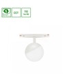 System Shift CCT- Globe Sphere skinnelys Ø100x130mm, 5W, 165°, hvid, CCT switch