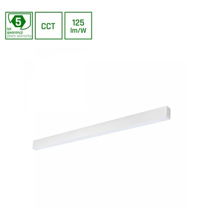 Allday Basic 40W - CCT 230V, IP20, 1203x42x37mm, hvid