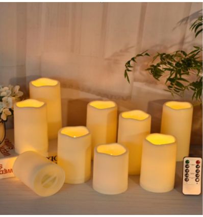 LED Candle Outdoor / 9pcs /Set with remote controller