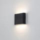 LEDlife DuoLume 8W væglampe - Sort, op/ned, inde / ude, IP65, inkl. lyskilde