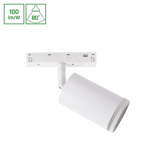 System Shift Basic - Spot S Ring Lampe Retning, 55x100x160mm, 7W, 4000K, Hvid