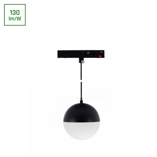 SHIFT Basic - Globe P, Kugle Lampenedhæng, 90mm, 10W, 4000K, Sort
