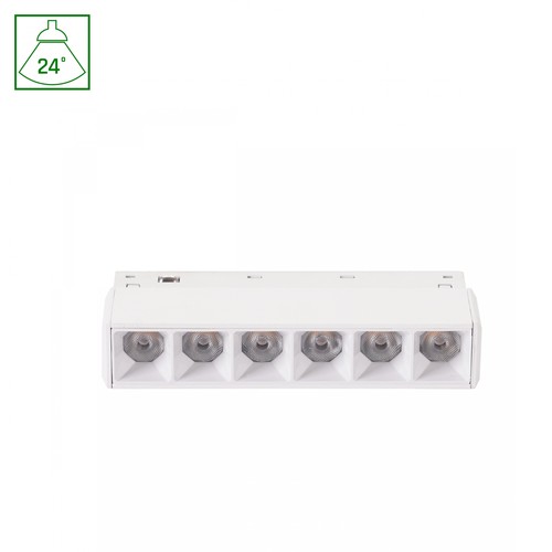 System Shift Basic - Gitter XS Lineær Armatur, 110mm, 6W, 2700K, Hvid