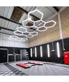168W RA95 Hexagon LED 5 felter komplet sæt - Inkl. strømtilslutning