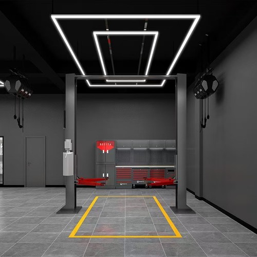 Lysgitter LED 2 rammer komplet sæt Hexagon - RA95, 288W, inklusiv strømtilslutning