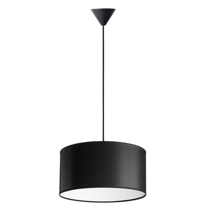 Isabella Castillo Ø40 Pendel Lampe E27 i Sort/Hvid - Nielsen Light