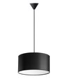 Isabella Castillo Ø40 Pendel Lampe E27 i Sort/Hvid - Nielsen Light