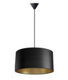 Isabella Castillo Ø50 Pendel Lampe E27 i Sort/Guld - Nielsen Light