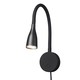 EYE LED VÆGLAMPE 5W i SORT - Nielsen Light