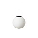 Chicago Café Pendel lampe Ø25 Til E27 i Opal/Sort - Nielsen Light