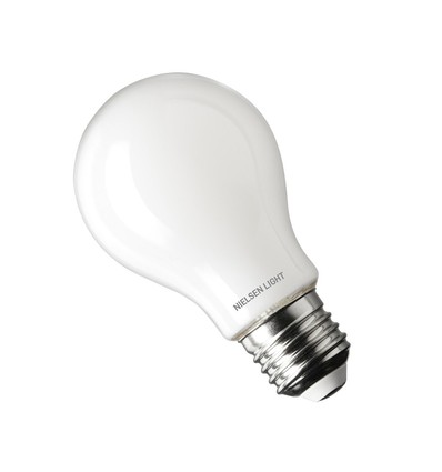 Nielsen Dæmpbar Mat E27 LED Pære På 8,5W i 2700K, Ra90