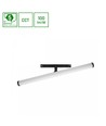 System Shift CCT- Beam Skinne Lys 12W - 28x400x75mm, 150°, Sort, CCT Afbryder