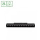 System Shift Basic - Gitter S Lineær Lamp, 220mm, 12W, 2700K, Sort