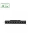 System Shift Basic - Gitter S Lineær Lamp, 220mm, 12W, 2700K, Sort