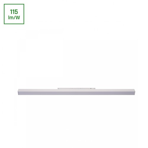 System Shift Basic - Line M Lineær Lamp 600mm, 20W, 4000K, Hvid