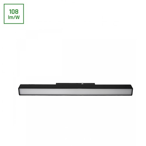 System Shift Basic Line S - Lineær Lamp, 300mm, 15W, 2700K, Sort