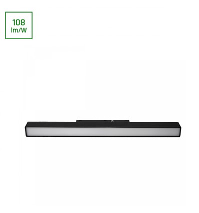 System Shift Basic Line S - Lineær Lamp, 300mm, 15W, 2700K, Sort