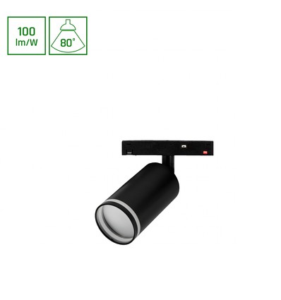 System Shift Basic - Spot S Ring Armatur Retning 55x100x160mm, 7W, 4000K, Sort