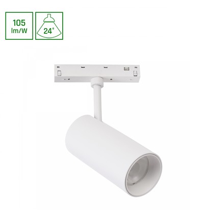 System Shift Basic - Spot, Lamperetning 50x110x170mm, 12W, 2700K, Hvid