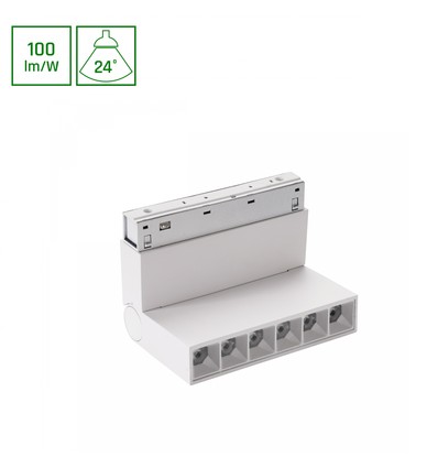System Shift Basic - Gitter XS Justerbar Lineær Lampe 110mm, 6W, 4000K, Hvid