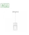 System Shift Basic - Hangit Krystal Luminaire, nedhængt, 55x110mm (1100mm wire), 7W, 4000K, hvid
