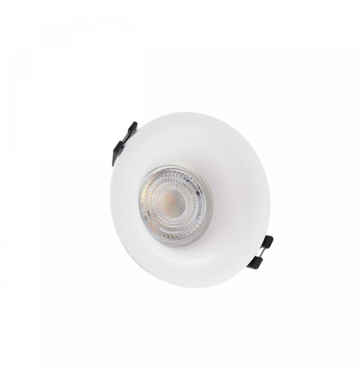 Fiale V Basic GU10 - IP20, Ø86x41mm, hvid, rundt, uden lyskilde