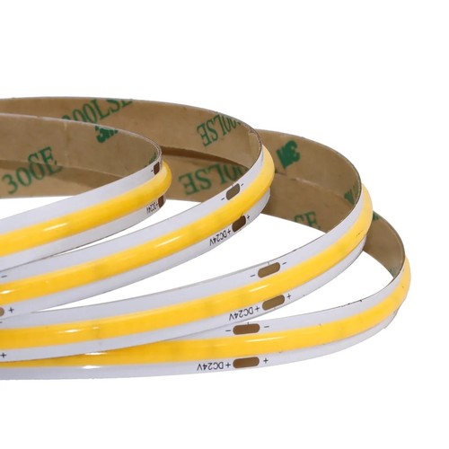 12W/m COB-LED strip - 5m, IP20, 480 LED pr. meter, 24V, COB LED, RA95