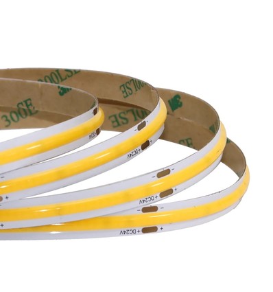 5m 12W/m COB-LED strip RA95 - 24V DC, IP20, 480 LED pr. meter, COB LED