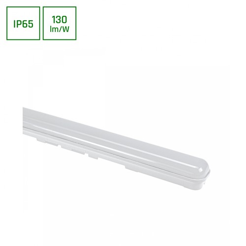 LIMEA GO 25W - Vandtæt, 600mm, Kold Hvid, 230V, 120°, IP65, IK07, 600x60x52mm, Hvid