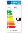 Outlet: LED Globepære E27 Ø125 Wifi/BT i Dæmpbar CCT 5,5W - Amber