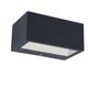 Outlet: LUTEC Gemini Udendørs LED Væglampe 10,5W 3000K Op/Ned i Antracitgrå