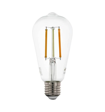 Outlet: EGLO Zigbee ST64, E27 LED Pære 6W, White Ambiance