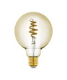 Outlet: EGLO Zigbee G95, Amber E27 LED Pære 4,9W, 2200K-6500K