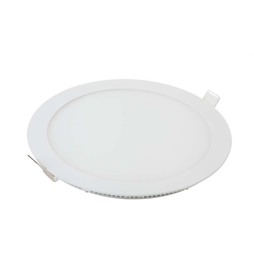 6W Ø12cm LED indbygningspanel - Hul: Ø11 cm, Mål: Ø12 cm
