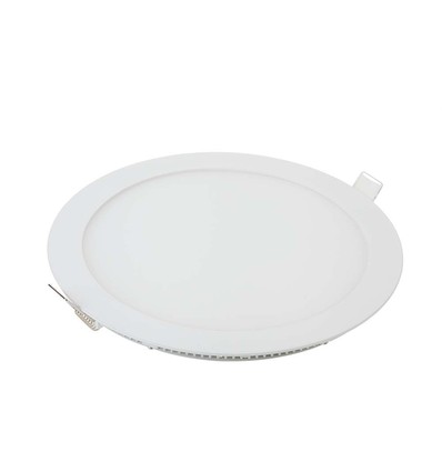 V-Tac 6W LED indbygningspanel - Hul: Ø11 cm, Mål: Ø12 cm, 230V