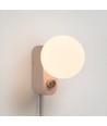 Outlet: RESTSALG - Tala Alumina Bordlampe E27 i Rosa inkl. Sphere IV LED Pære Ra95 Dæmpbar