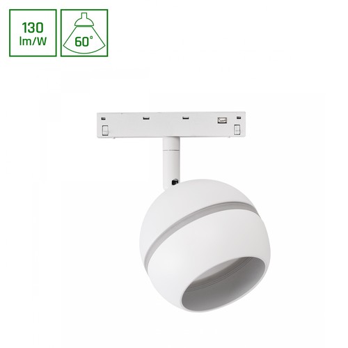 System Shift Basic - Globe Ring Kugle Lampe, 90mm, 10W, 4000K, Hvid