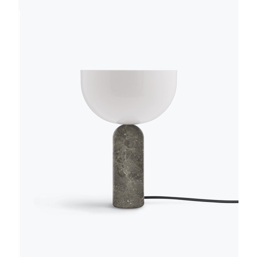 Outlet: Kizu Bordlampe Til E14 Ø25 i Grå Marmor/Hvid - New Works