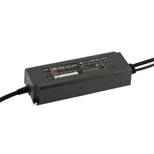 Meanwell 200W / 24V DC dæmpbar strømforsyning DALI2 - 8.33A, IP67, DALI interface + push dim