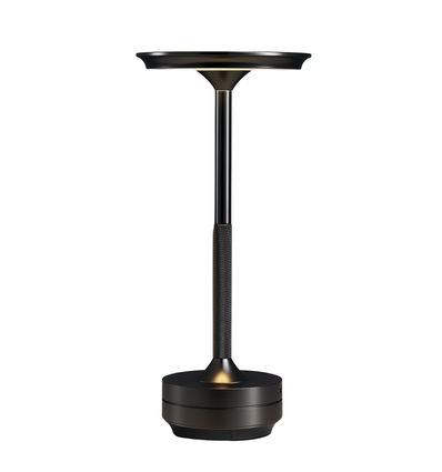 Opladelig LED bordlampe - Sort, touch dæmpbar, CCT, IP20