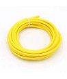 5m Stofledning 2x0.75 mm², tekstil - 230V, Gul