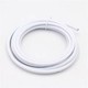 5m Stofledning 2x0.75 mm², tekstil - 230V, Hvid