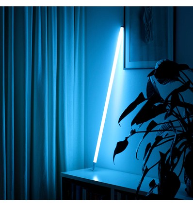 120cm Neon Tube LED, Lyseblå - Designer rør, inkl. ledning