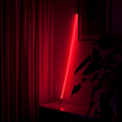 120cm Neon Tube LED Rød - Designer rør, Justerbar lysstyrke, inkl. ledning